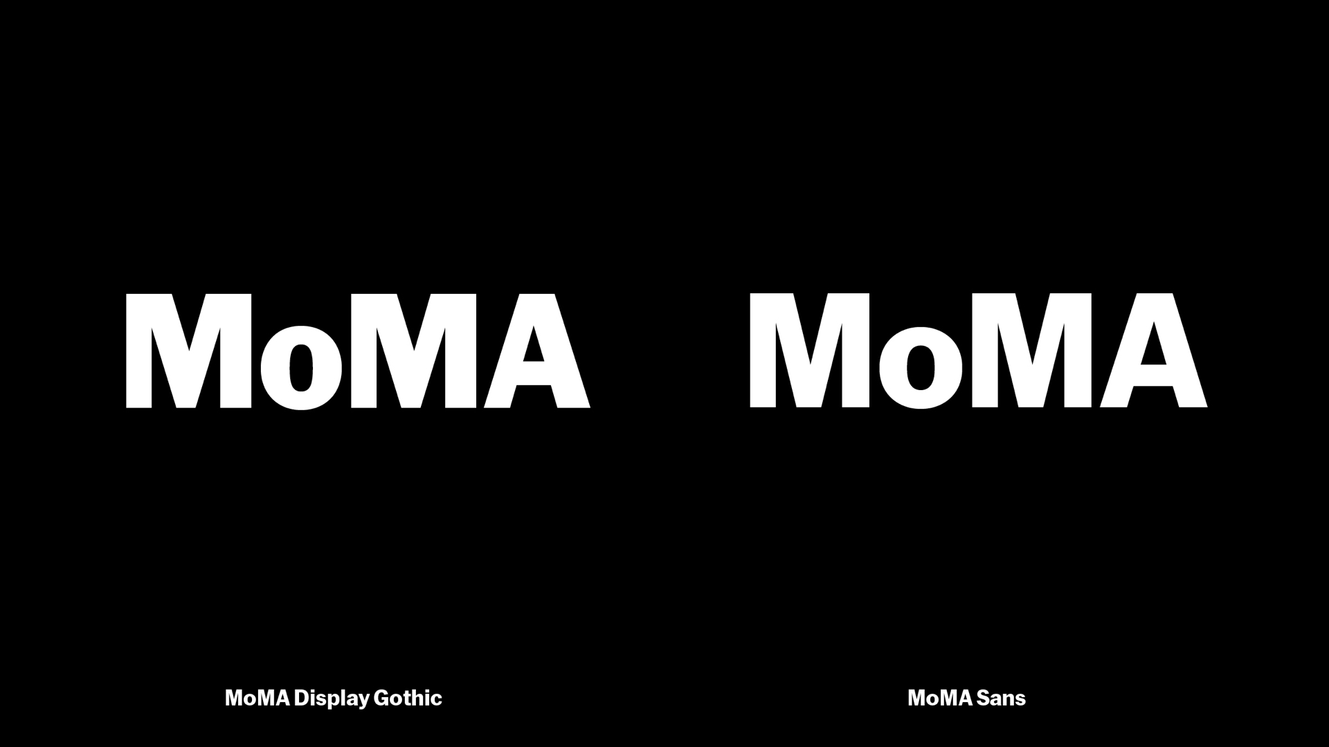 moma logo font