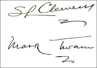 Twainsignatures